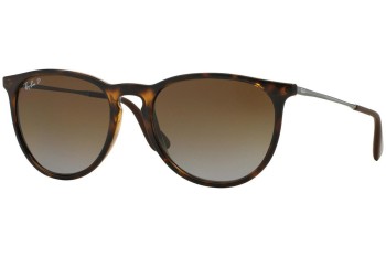 Okulary przeciwsłoneczne Ray-Ban Erika Classic Havana Collection RB4171 710/T5 Polarized Okrągłe Havana