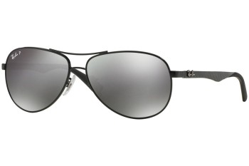 Napszemüvegek Ray-Ban Carbon Fibre RB8313 002/K7 Polarized Pilota Fekete