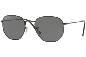 Napszemüvegek Ray-Ban Hexagonal Flat Lenses RB3548N 002/58 Polarized Kerek Fekete