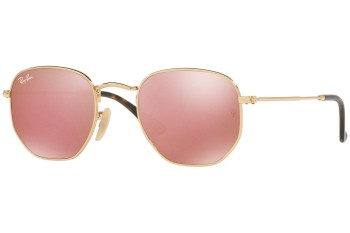 Слънчеви очила Ray-Ban Hexagonal Flat Lenses RB3548N 001/Z2 Заоблени Златна