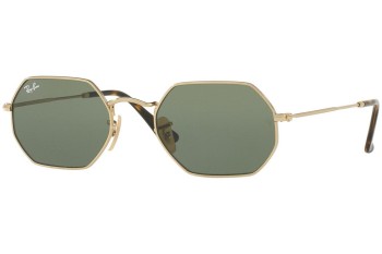 Okulary przeciwsłoneczne Ray-Ban Octagonal Classic RB3556N 001 Owalne Złote