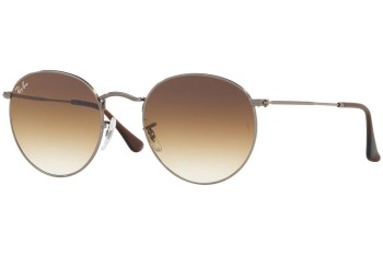 Solbriller Ray-Ban Round Flat Lenses RB3447N 004/51 Rund Sølv