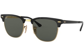 Solbriller Ray-Ban Clubmaster Metal RB3716 187/58 Polarized Browline Sort