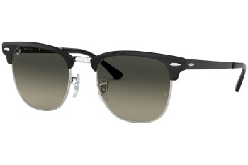 Ochelari de soare Ray-Ban Clubmaster Metal RB3716 900471 Browline Negri