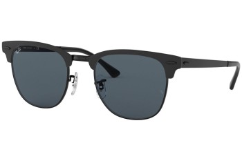 Okulary przeciwsłoneczne Ray-Ban Clubmaster Metal RB3716 186/R5 Browline Czarne