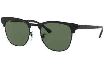 Zonnebril Ray-Ban Clubmaster Metal RB3716 186/58 Polarized Browline Zwart