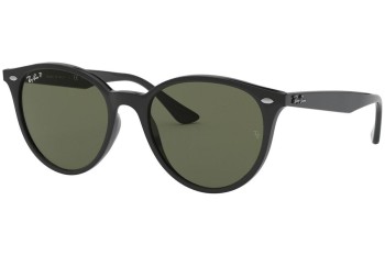 Слънчеви очила Ray-Ban RB4305 601/9A Polarized Заоблени Черна