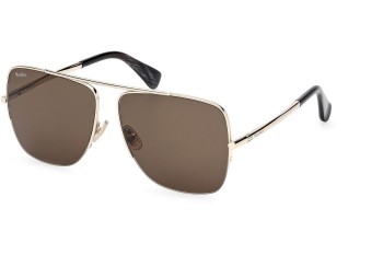 Solbriller Max Mara MM0121 32N Pilot Guld