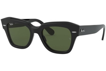 Okulary przeciwsłoneczne Ray-Ban State Street RB2186 901/31 Kwadratowe Czarne