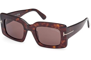 Aurinkolasit Tom Ford Brigitta FT1188 52E Suorakulmainen Havana