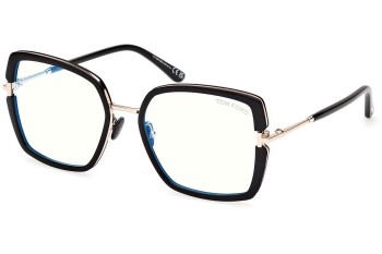 Brillen Tom Ford FT5985-B 001 Vierkant Zwart