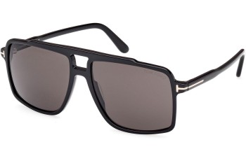 Zonnebril Tom Ford Kemp FT1177 01A Vierkant Zwart