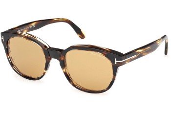 Ochelari de soare Tom Ford Mert FT1180 52E Rotunzi Havana