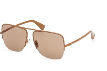 Okulary przeciwsłoneczne Max Mara MM0121 45E Pilotki (Aviator) Brązowe