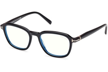 Briller Tom Ford FT5980-B 001 Firkantet Sort