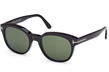 Solbriller Tom Ford Mert FT1180 01N Rund Sort