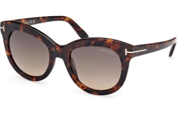 Napszemüvegek Tom Ford Odette FT1189 52F Cat Eye Havana