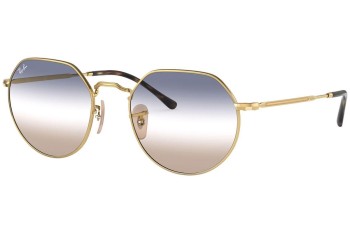 Zonnebril Ray-Ban Jack RB3565 001/GD Ronde Goud