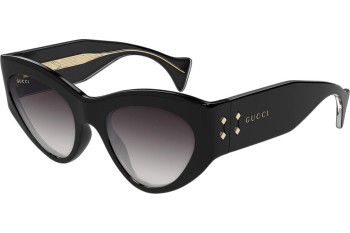 Ochelari de soare Gucci GG1704S 001 Cat Eye Negri