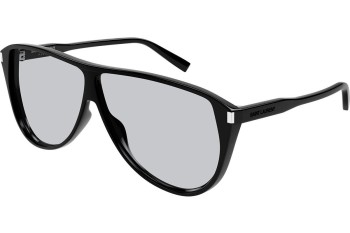 Okulary przeciwsłoneczne Saint Laurent SL731GASPAR 001 Kwadratowe Czarne