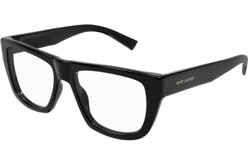 Briller Saint Laurent SL714 001 Firkantet Sort