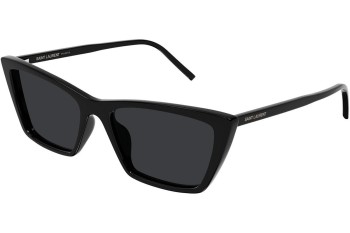 Sunglasses Saint Laurent SL737MICATHIN 001 Cat Eye Schwarz