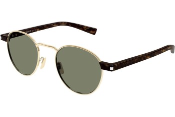 Solbriller Saint Laurent SL707 002 Rund Guld