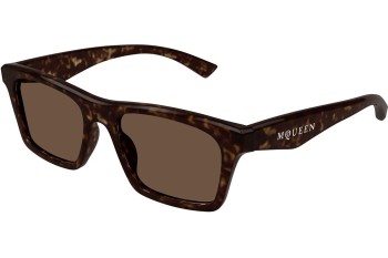 Solbriller Alexander McQueen AM0472S 002 Firkantet Havana