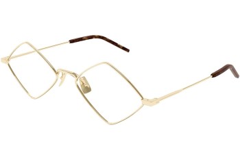 Okulary korekcyjne Saint Laurent SL302LISAOPT 003 Nieregularny Złote