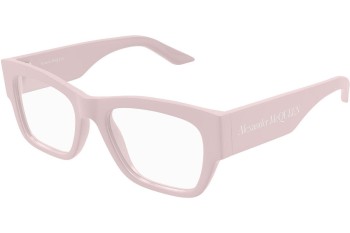 Briller Alexander McQueen AM0436O 006 Rektangulær Pink