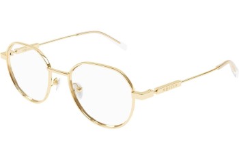 Briller Alexander McQueen AM0479O 002 Rund Guld