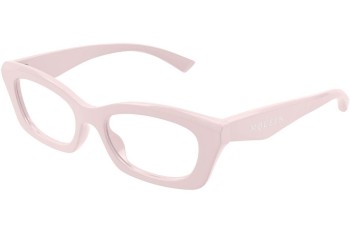 Okulary korekcyjne Alexander McQueen AM0474O 005 Prostokątne Różowe