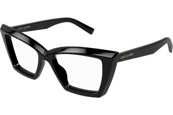 szemüvegeinket Saint Laurent SL657OPT 001 Cat Eye Fekete