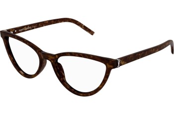 Okulary korekcyjne Saint Laurent SLM138 002 Kocie oczy Havana