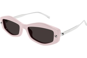 Solbriller Alexander McQueen AM0482S 003 Rektangulær Pink