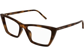 Brillen Saint Laurent SL737MICATHINOPT 003 Cat Eye Havana