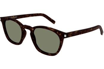 Solbriller Saint Laurent SL28 049 Firkantet Havana