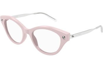 Briller Alexander McQueen AM0485O 003 Cat Eye Pink