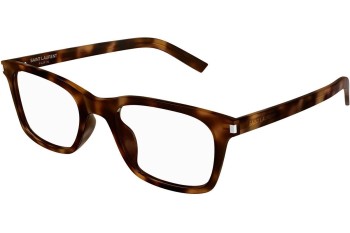 Okulary korekcyjne Saint Laurent SL718SLIM 007 Kwadratowe Havana