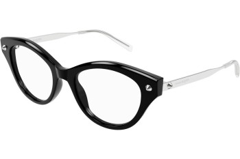 Briller Alexander McQueen AM0485O 001 Cat Eye Sort