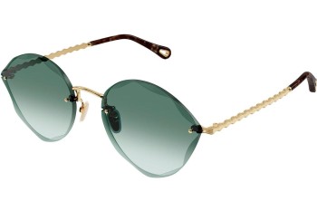 Ochelari de soare Chloe CH0253S 003 Rotunzi Aurii