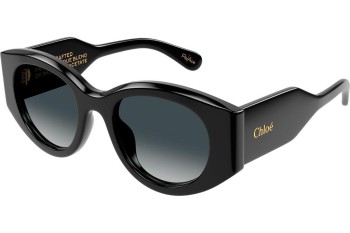 Ochelari de soare Chloe CH0251S 001 Rotunzi Negri