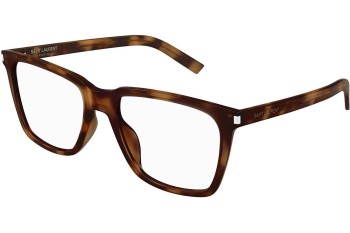 Okulary korekcyjne Saint Laurent SL717SLIM 003 Kwadratowe Havana