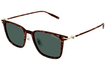 Solbriller Mont Blanc MB0354S 002 Firkantet Havana