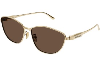 Zonnebril Balenciaga BB0358SK 003 Cat Eye Goud