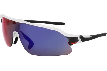 Okulary przeciwsłoneczne Nike EV24034 902 Pojedyncze | Shield Białe