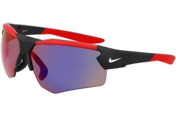 Okulary przeciwsłoneczne Nike EV24037 012 Prostokątne Czarne