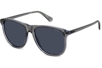 Okulary przeciwsłoneczne Polaroid PLD4178/S KB7/C3 Polarized Prostokątne Szare