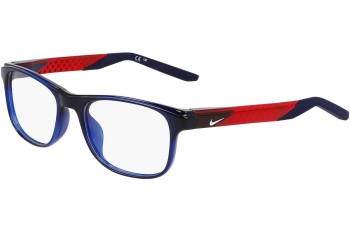 Okulary korekcyjne Nike 5059 410 Kwadratowe Niebieskie