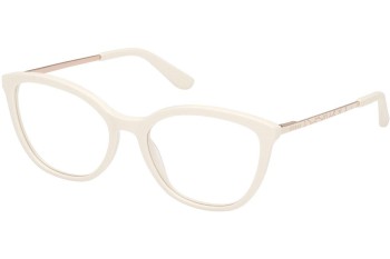 Okulary korekcyjne Guess GU50171 021 Kocie oczy Białe